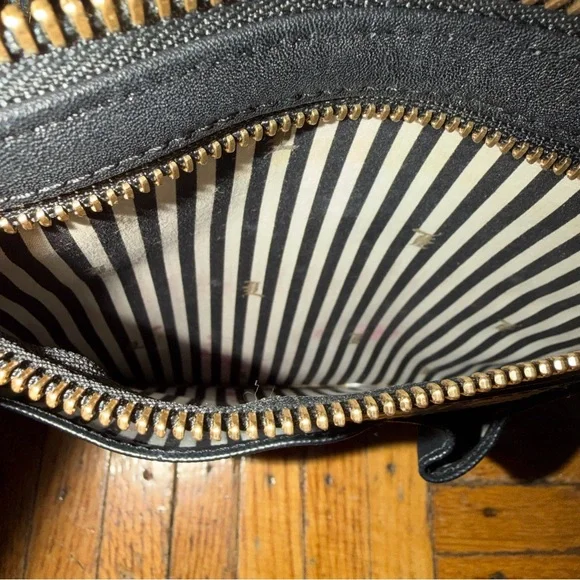 L.A.M.B. Gwen Stefani Lamb Graphic Satchel Handbag Black Y2K - Picture 13 of 17